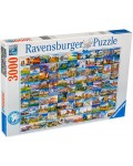 Пъзел Ravensburger от 3000 части - Красиви места в Европа