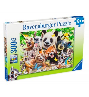 Пъзел Ravensburger от 300 XXL части - Селфи на диви животни