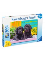 Пъзел Ravensburger от 300 XXL части - Сладки кученца