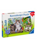 Пъзел Ravensburger от 3 по 49 части - Котета