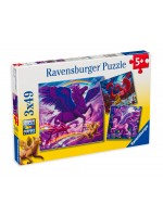 Пъзел Ravensburger от 3 x 49 части - Митично величие