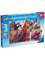 Пъзел Ravensburger от 3 x 49 части - Спайдърмен
