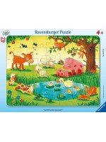 Пъзел Ravensburger от 42 части - Приятели на животните