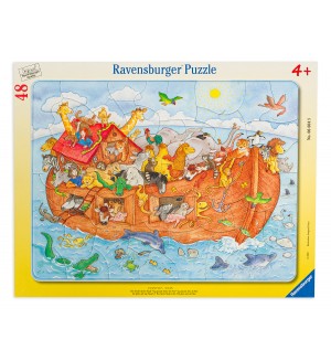 Пъзел Ravensburger от 48 части - Ноев ковчег