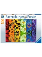 Пъзел Ravensburger от 500 части - Флорални отражения