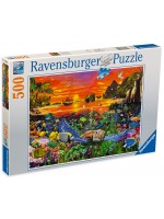 Пъзел Ravensburger от 500 части - Костенурка на риф