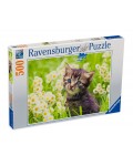 Пъзел Ravensburger от 500 части - Коте на поляната