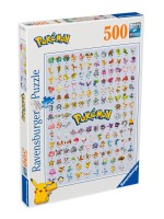 Пъзел Ravensburger от 500 части - Pokemon - първите 151