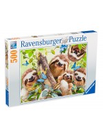 Пъзел Ravensburger от 500 части - Селфи на ленивци