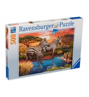 Пъзел Ravensburger от 500 части - Зебра