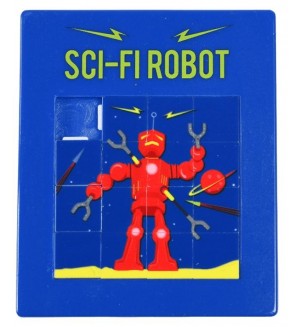 Пъзел с плъзгащи се части Rex London - Sci-fi Robot