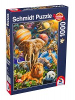 Пъзел Schmidt от 1000 части - Джунгла