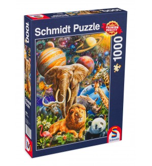 Пъзел Schmidt от 1000 части - Джунгла