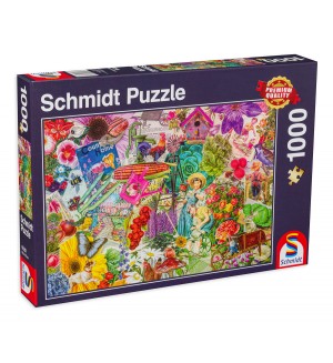 Пъзел Schmidt от 1000 части - Градина