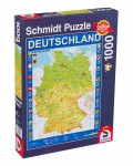 Пъзел Schmidt от 1000 части - Карта на Германия