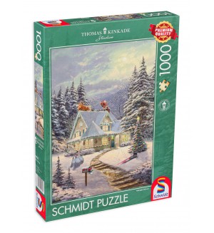 Пъзел Schmidt от 1000 части - Коледна вечер