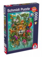 Пъзел Schmidt от 1000 части - Кралят на джунглата Пъзел Schmidt от 1000 части - Кралят на джунглата