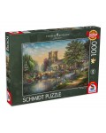 Пъзел Schmidt от 1000 части - Willow Wood Chapel