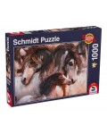 Пъзел Schmidt от 1000 части - Семейство коне