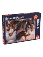 Пъзел Schmidt от 1000 части - Семейство коне