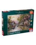 Пъзел Schmidt Thomas Kinkade от 1000 части - Сутрин в родния град