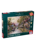 Пъзел Schmidt Thomas Kinkade от 1000 части - Сутрин в родния град