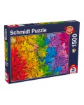 Пъзел Schmidt от 1500 части - Colorful Leaves