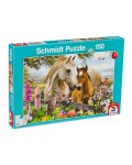Пъзел Schmidt от 150 части - Коне