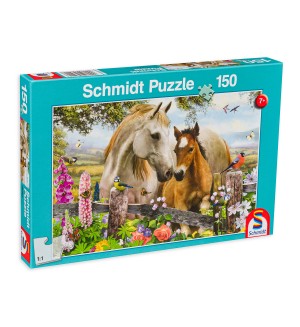 Пъзел Schmidt от 150 части - Коне