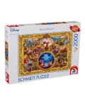 Пъзел Schmidt от 2000 части - Мики и Мини, Мечтан колаж, вид 2
