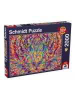 Пъзел Schmidt от 2000 части - Тигър - див по природа