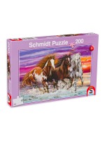 Пъзел Schmidt от 200 части - Конете и залезът