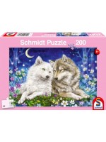 Пъзел Schmidt от 200 части - Пухкави вълчета приятели