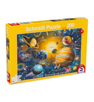 Пъзел Schmidt от 200 части - Слънчева система