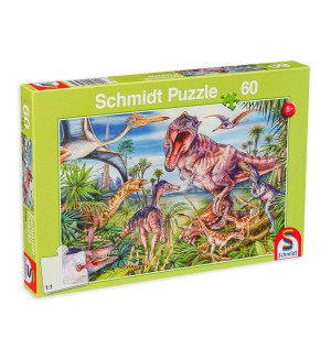 Пъзел Schmidt от 60 части - Динозаври