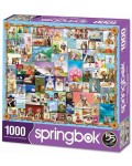 Пъзел Springbok от 1000 части - Колаж с животни