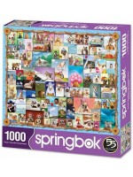 Пъзел Springbok от 1000 части - Колаж с животни