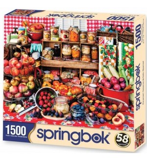 Пъзел Springbok от 1500 части - Всичко на масата