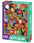 Пъзел Springbok от 500 части - Цветни предмети