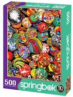 Пъзел Springbok от 500 части - Цветни предмети