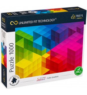 Пъзел Trefl от 1000 части - Абстрактни кубчета