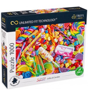 Пъзел Trefl от 1000 части - Близалки и бонбони