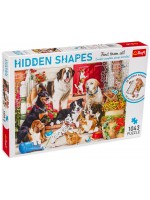 Пъзел Trefl от 1000 части - Кучета пред вратата Пъзел Trefl от 1000 части - Кучета пред вратата