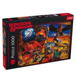 Пъзел Trefl от 1000 части - Произходът на Dungeons & Dragons