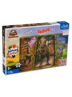 Пъзел Trefl от 104 XXL части - Цветни динозаври