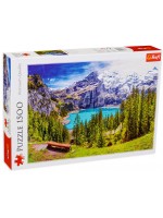 Пъзел Trefl от 1500 части - Езеро в Алпите Пъзел Trefl от 1500 части - Езеро в Алпите