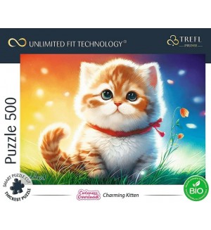 Пъзел Trefl от 500 части - Чаровно котенце