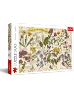 Пъзел Trefl от 500 части - Хербарий: лечебни билки