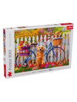 Пъзел Trefl от 500 части - Куче с колело