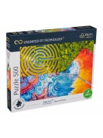 Пъзел Trefl от 500 части - Лабиринт от цветове